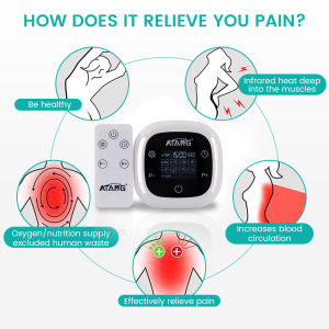 808nm+650nm Infrared Light Therapy for Lower Back and Knee Pain Relief