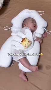 Babymommy👶Baby Soothing Palm Hand Pad Sleeping Pillow Newborn Hand Pillow Red Bean Pillow Bantal Bayi