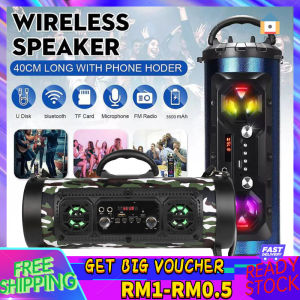 【Malaysia Spot Sale】Bluetooth Speaker Wireless Speaker Portable 9D Stereo BASS Speaker HiFi Soundbar Subwoofer Wireless Music Player Loud Outdoor Speaker Pembesar Suara Bluetooth Tanpa Wayar 蓝牙音箱