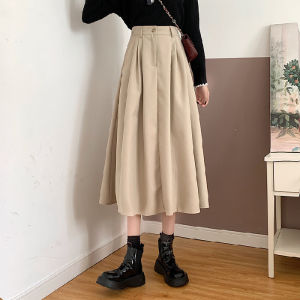 Chân Váy Chữ A Cao Eo Retro Nữ Tính Kiểu Dáng Suông Dài Trung Bình Phong Cách Đường Phố Dành Cho Mùa Thu Xuân Dành Cho Thiếu Nữ Nữ Giới.