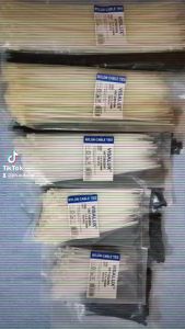 Kabel Ties Visalux Jumbo Putih Hitam 38cm 380mm 15inci / 50cm 500mm 20inci