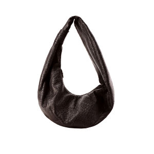 กระเป๋าสะพายข้างผ้าถัก TOMORE ARTIST Moon Shape Crossbody Bag กระเป๋าสะพายข้าง PU ทรงสี่เหลี่ยมจัตุรัส กระเป๋าสะพายข้างแบบลำลอง