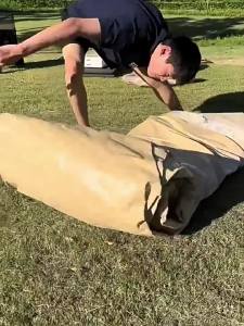 LVXINGJI | Automatic Inflatable Windproof Waterproof Overnight Camping Tent