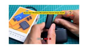 FAST SHIPPING SENXIN Microphone Wireless Suara Jernih Jarak Jauh untuk Podcast Live Type C 2 Mic