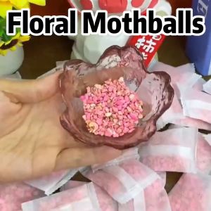 Rose Flower Scented Japan Moth Ball Repellent Closet Deodorizer Balls No Clinging Odor Clothes Camphor Balls