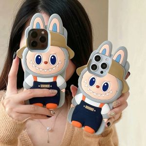 💯【Phone Case】+FREE Shipping 💯 Kawaii LaBuBu Monsters Case For iPhone 16 15 14 13 12 Pro Max Soft Silicone Cover