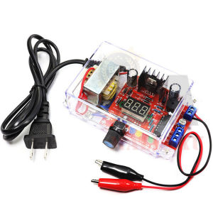 LM317 Adjustable Voltage Regulated Power Supply DIY Kit AC-DC Step-down Buck Converter Power Supply Module With Case