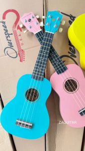 อูคูเลเล่ไม้ ขนาด 21 นิ้ว (แถมปิ๊ก10ชิ้นและที่เก็บปิ๊ก) อูคูเลเล่เสียงใส ไซส์โซฟาโน่ 21 นิ้ว