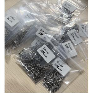 100pcs/Bag Dental Euro Post Steel Screw Posts Stainless Steel Screw Post TITANIUM Screw Posts For Dentist Tool