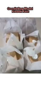 Kodian 20 Tas Kain SpunBond 28x45x12 Model Kresek Untuk Dus Box Kotak Nasi 18x18 20x20 Tasyakuran