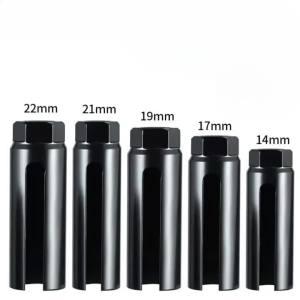 Automotive Narrow Mouth Oxygen Sensor Sleeve European‑Style 14‑24mm 1/2″ Cxygen Sensing Drive Socket Wrench Car Tool Set