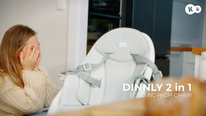 Kinderkraft High Chair Dinnly (Grey)