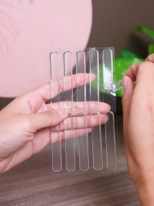 Penahan Gagang Pintu Stiker Silikon Transparan Pelindung Sudut Pintu Mobil Dinding Pengaman Engsel Anti Benturan Serbaguna HHG