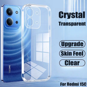 Ultra Thin Clear Phone Case for Xiaomi Redmi 15C 14C 13C 12C 10C 9C 15 5G Soft TPU Cover on Redmi Turbo 4 K90 K80 K70 Pro Ultra