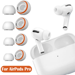 1Pair Memory Foam Earbuds Replacement Tips Covers Earpads Ear Tips Pads Silicone Earplugs Ear Cover Compaitble with Airpods Pro Accessories
