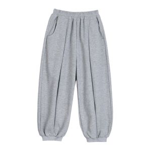 NORNOR Chen DaZhu Childrens Clothing Girls Casual Sport Pants Autumn Fashionable All-Match Long Knitted Elastic Waist Sweatpants