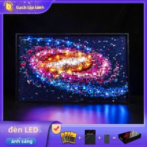 Bộ Đèn LED Brick Bling Dành Cho Các Khối Xây Dựng Thiên Hà Milky Way - Phụ Kiện Chiếu Sáng Tương Thích Với Các Viên Gạch Tự Khóa Nhỏ Của Lego Dành Cho Lứa Tuổi Từ 14 Trở Lên