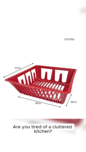 CYK 2050 DISH RACK Plastic Kitchen Storage Dish Drainer