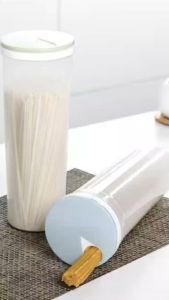 Food Storage Box Airtight Sealed Containers Fruit And Vegetable Storage Box For Cereal Spaghetti Noodle Wheat Pasta Organizer