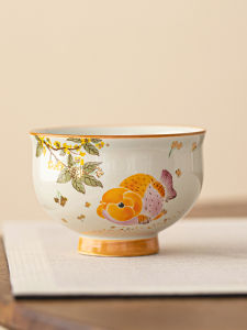 Cốc Trà Sứ Màu Vàng Tinh Tế Dành Cho Phụ Nữ Cốc Trà Chủ Nhân Cốc Trà Pha Trà Đồ Dùng Pha Trà Đồ Dùng Ăn Uống Đồ Dùng Ăn Uống