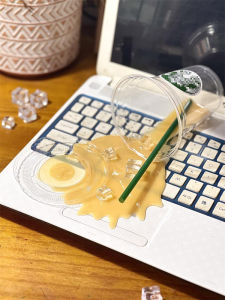 Cola Coffee Milk Tea Phone Stand Prank Toy Cup Seat Occupier Creative Practical Joke Toy for Mobile Phones Flip Design