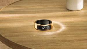 2025 COLMI R12 Smart Ring with Display Screen and Touch Wireless Charging Health Manager 5 ATM Waterproof For Men Women