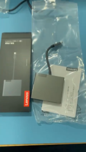 Lenovo USB-C 4-in-1 Hub Type C to USB 3.0+HDMI+VGA+PD 65w (Charging)