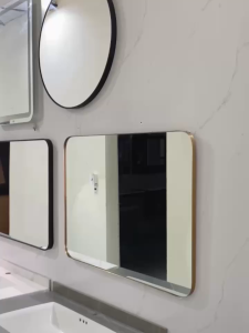 Gương viền thép không ghỉ sơn tĩnh điện siêu bền 60x80cm cho nhà tắm trang điểm hành lang phôi nhập khẩu bỉ hàng chất lượng cao - Bảo hành 10 năm
