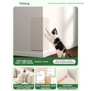 YIMING | Self-Adhesive Easy-to-Cut Cat Scratch Pad for Corners