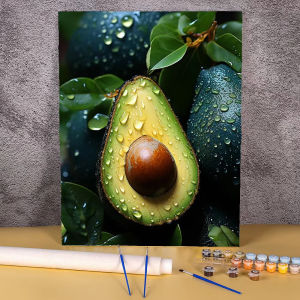 DIY Painting By Numbers Orange Fruit Paint By Number Handpainted Picture on The Wall Home Decor Digital Oil Painting