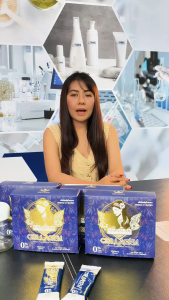 คอลลาเจนฟาร์ผม คอลลาเจนจันทร์สุดา 4 กล่อง ผลิตภัณฑ์ลดผมขาดหลุดร่วง Chansuda collagen คอลลาเจนสำหรับคนผมขาดหลุดร่วง อาหารเสริมบำรุงผม และเล็บ