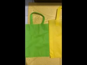 Tas Goodie bag Ukuran BESAR 38x45 Cm Spunbond Lipat dengan Tali handle / kantong belanja Spunbon