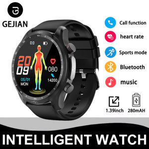 GEJIAN Mens Smart ECG and Blood Pressure Health Watch 1.39-inch 360 * 360 HD Touch Screen 5.1 Bluetooth Connection Smart Watch
