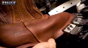 ORIGINAL POLICE SAFETY BOOTS FORMAL SHOES STEEL TOECAP BROWN MAROON 93078