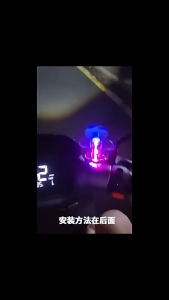 2PCS Rotating Luminous Small Plane Car Decorations Electric Vehicle Motorcycle Wind Energy Generator LED Bright Lights