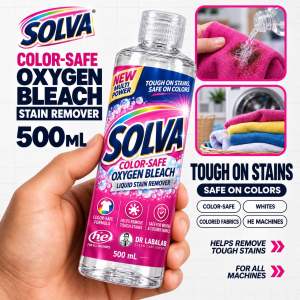 Oxygen Bleach Liquid Stain Remover for Clothes Laundry Fabric Washing Machine Booster for Home and Laundry Shop Use