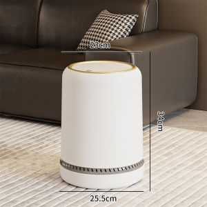 High-End Bedroom Kitchen Automatic Absorption Trash Can with Lid New 2025 Home Use Living Room Garbage Bin Family Cleaning Tools