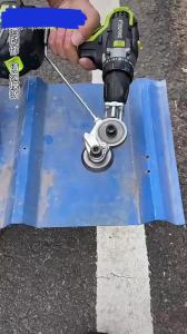 Multifunctional Handheld Electric Drill Metal Plate Cutter Iron Sheet Cutter for DIY Home Renovation Metalworking Projects