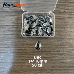 Hopeblaze 50 Cái Lưỡi Câu Hình Giọt Nước Có Gờ Búa Lõm Phụ Kiện Thay Thế Spinnerbait Tự Làm Dụng Cụ Câu Cá Cho Biển Sông Hồ Bãi Biển