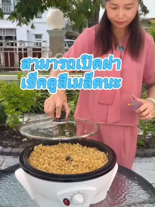 เครื่องคั่วเมล็ดกาแฟดีเครื่องป๊อบคอร์นสินค้าส่งจากไทยถึงเร็ว รุ่นD-301กำลังไฟ1200Wอุปกรณ์ไฟฟ้าเครืองคั่วเมล็ตกาแฟ