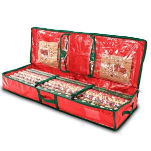 Túi Đựng Giấy Gói Quà Giáng Sinh Bằng Vải Oxford 600D Bền Chắc 40 Inch Có Ngăn Đựng Ruy Băng Và Đồ Trang Trí Cho Dịp Lễ Hội