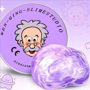 New Stress Relief Toys Old Man Liquid Squishy Transparent Crystal Slime Fluffy Foam Putty Gift Safe Bouncy Stretchy Color Slime