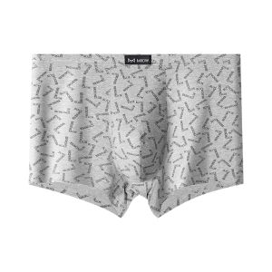 MiiOW | Mens Breathable Cotton Underwear Boxer Shorts Mid Waist Flat Angle Briefs Comfortable Sporty Style Youth Suitable Antimicrobial