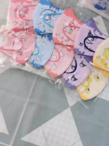 10Pcs Cartoon Sanrio Kid Mask Cute Kuromi Melody ChildrenS Independent Packaging Protective Mask