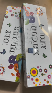 (BISA COD) JAM DINDING BESAR DIY TEMPEL 80 - 130 CM - GIANT BIG LED CLOCK - 3D DEKORASI INTERIOR