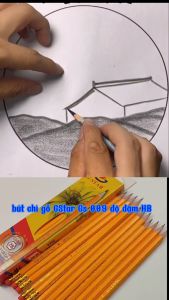 Bút chì 2B G-Star GS-009 Có đầu tẩy - 1 cây