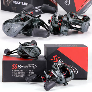Sougayilang New Baitcasting Reel Super Strong Metal Fishing Reel with Max Drag 20kg