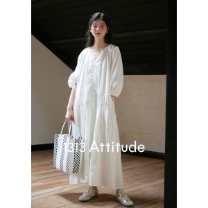 Amy wine house | Đầm Nghỉ Dưỡng Phong Cách Pháp Romatic có Nơ và Vải Đa Chi Tiết