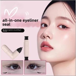 Eyeliner Eyelash Stamp Long Lasting Waterproof Eyeliner Pen Eye Makeup Non-Smudge Not Easy To Fade