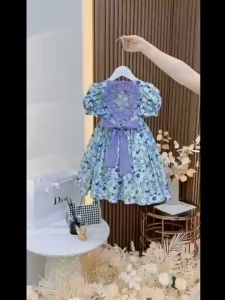 Pink Purple Formal Baby Kids Girls Dress: Korean Version & Elegant Lace Beauty